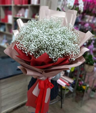 Букет цветов из: Гипсофила в Ермолино